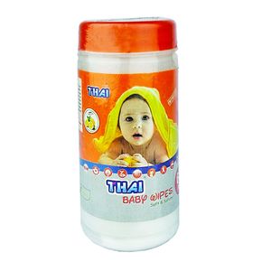 Thai Wet Wipes For Baby Moist Tissue-60 Jar